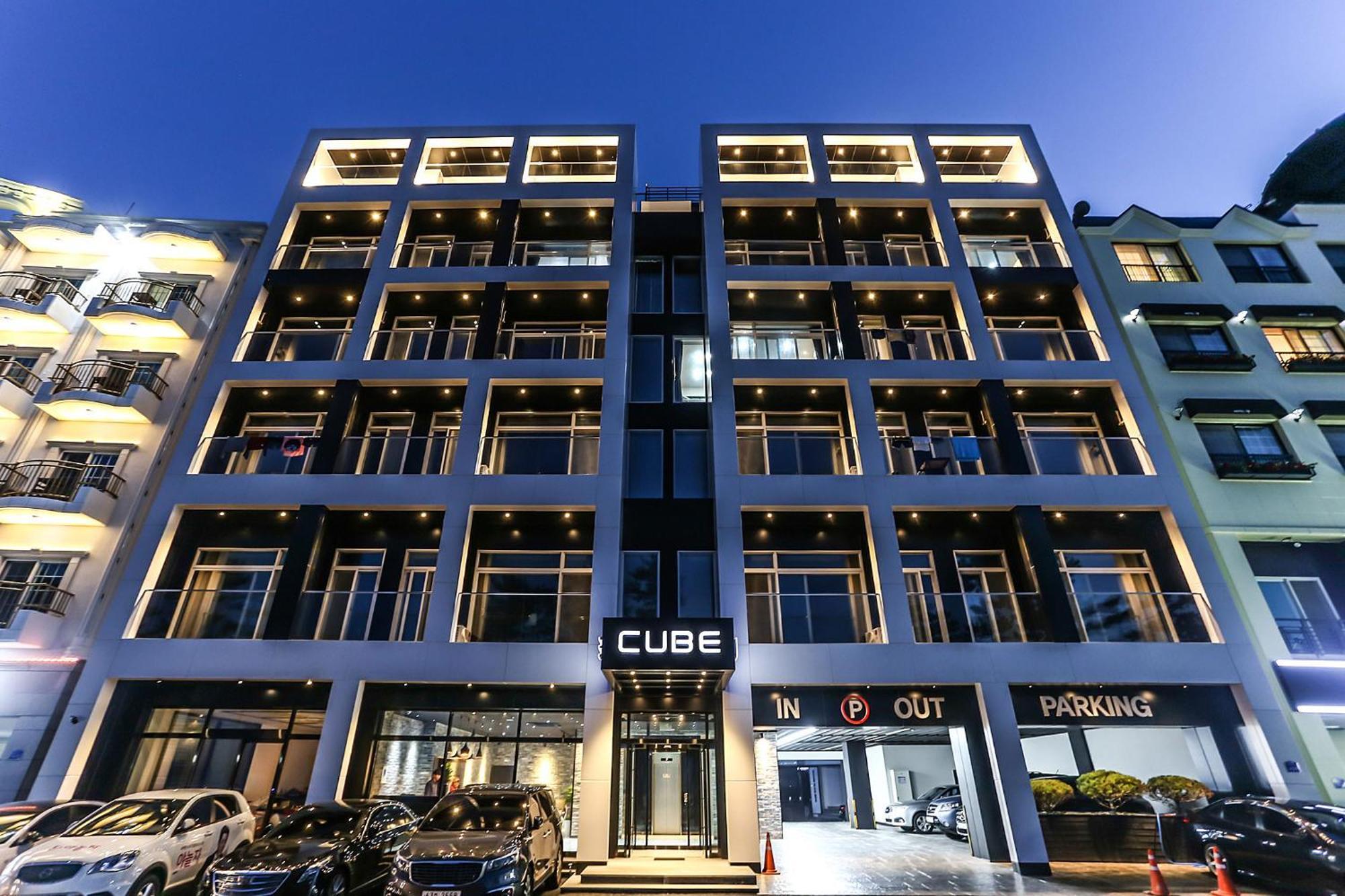 Gangneung Gyeongpodae Hotel Cube Exterior foto